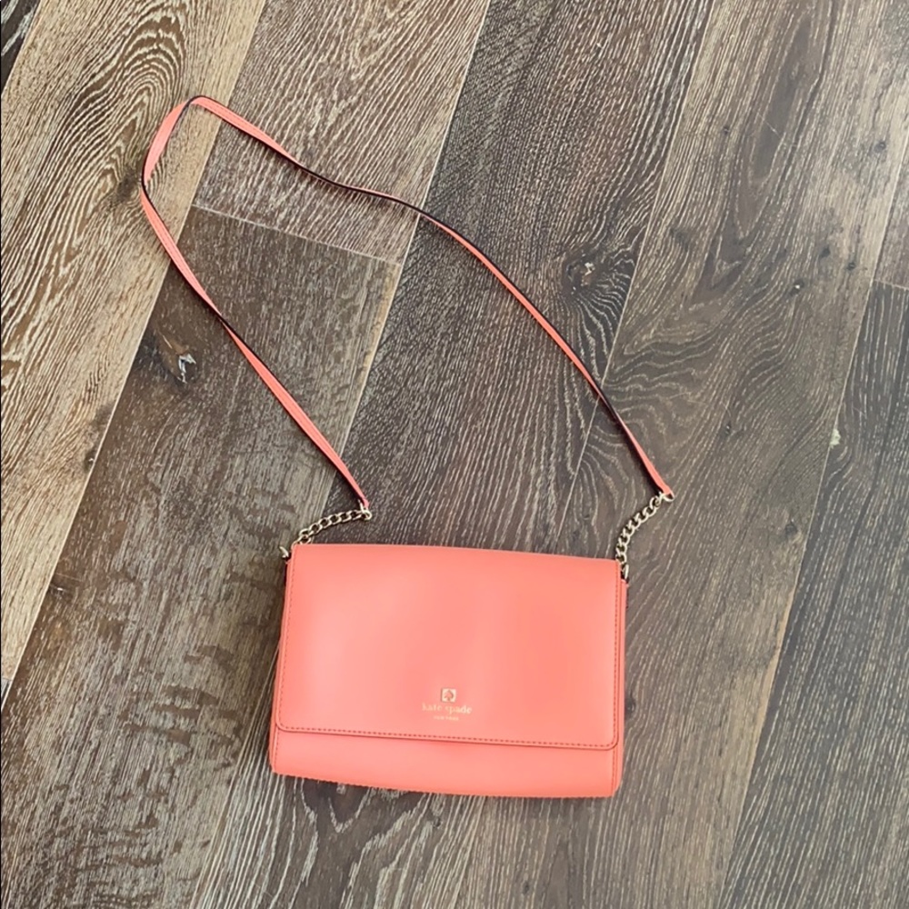 Kate Spade Coral cross body bag